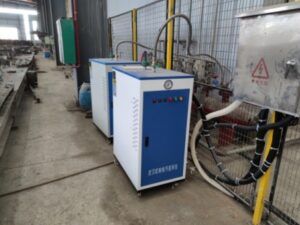 一百方水泥要养护好靠六台欧耐格72kW蒸汽发生器