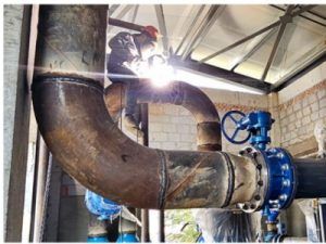 欧耐格55kW电热水锅炉500平办公地暖采暖方案